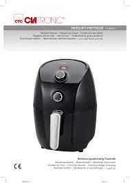 Entdecke rezepte, einrichtungsideen, stilinterpretationen und andere ideen zum ausprobieren. Clatronic Fr 3698 Fr 3698 H Instruction Manual Manualzz