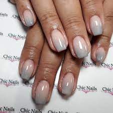 Gray Ombre Nails Faded Nails Dipped Nails Hello Nails
