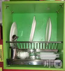 019 new arrival adjustable best quality kitchen storage rack,kitchen dish dryingrack. Wall Hanging Kitchen Cabinet Stainless Steel 18 10 Dish Rack By 3 Step In Ikeja Kitchen Dining Henry Chukwuma Jiji Ng