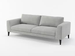 Ses lignes modernes se mélangent à la tendance hygge, un art de vivre à la danoise. Canape 3 Places En Tissu Gris Clair Prado Edition Prestige