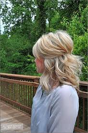Chic hairstyles for mothers of the brides and grooms. Half Up Shoulder Length Wedding Hairstyles For Short Hair Novocom Top