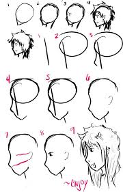 Check spelling or type a new query. How To Draw Anime Male Face Side View Drawing For Kids