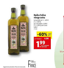 Offre Huile D Olive Vierge Extra Chez Lidl