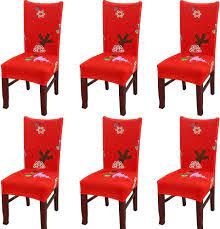 Dining Chair Seat Cover for Chair Cover Snowmen Christmas Screen Protector  Christmas Party Decoration : Amazon.de: Home & Kitchen