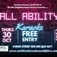 All Abilities Karaoke - Gin Gin event image