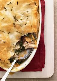 Chicken Spinach Casserole With Mushrooms And Phyllo Recipe Chicken And Spinach Casserole Cooking Recipes Greek Recipes