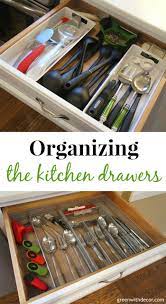 Organizing The Kitchen Drawers Even The Junk Drawer Green With Decor Kitchen Drawer Organization Kitchen Drawers Kitchen Organization