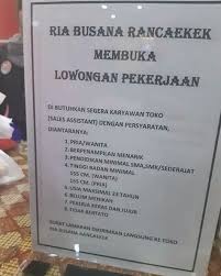Busana rarra dan umma terdiri dari satu set gamis atau tunik dengan hijab. Lowongan Kerja Ria Busana Rancaekek 2020 Jl Dangdeur No 25 Terbaru 2021