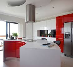 Even this is chic cabinet, but you can find it easily in red kitchen cabinets for sale. 15 Extremely Hot Red Kitchen Cabinets Home Design Lover