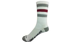 Striped Cycling Socks High Cuff