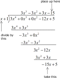 Set up the polynomials to be divided. Polynomial Long Division Chilimath