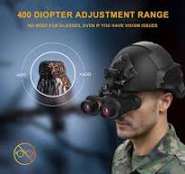 Amazon.com: SKIOVEMI Gafas de visión nocturna montadas en la ...
