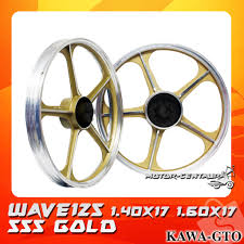 Jual motor bekas murah semua tipe dari sport hingga motor gede murah. Rim Motosikal Kawa Gto Sport Rims 555 1 40x17 Disc F 1 60x17 Drum R For Honda Wave125 125x 125s Wave 100r Gold Shopee Malaysia