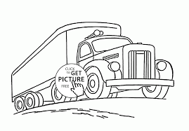 With a total of 10 prints included, this download is an incredible value. Trailer Truck Coloring Page For Kids Transportation Coloring Pages Printables Free Truck Coloring Pages Monster Truck Coloring Pages Tractor Coloring Pages