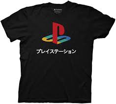 Amazon Com Playstation Logo Japanese Kanji Adult T Shirt Clothing Other than the shirt being off white and the materil more beige than white i have no complaints it doesnt seem to. playstation logo japanese kanji adult t shirt