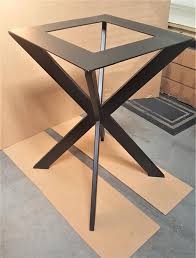 Spider Style Model Sp2824 Modern Table X Base Etsy Steel Furniture Design Modern Table Furniture Design Modern