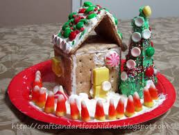 Soften the ice cream while the cake cools. Graham Cracker Gingerbread House Ice Cream Cone Christmas Tree Artsy Momma