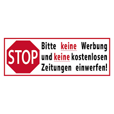 Hast du bis hierhin gescrollt, um die fakten über bitte keine werbung zu erfahren? Aufkleber Bitte Keine Werbung Und Kostenlose Zeitungen Einwerfen Briefkasten Ebay