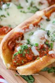 Aside from meatballs, marinara sauce, and cheese, cooked bell peppers and onions are a delicious addition to meatball subs. Meatball Sub Spend With Pennies