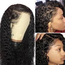 3.7 out of 5 stars. Water Wave Lace Frontal Closure Human Hair Wigs Pre Plucked With Baby Hair 150 180 Density Curly Human Hair Wig Human Hair Lace Wigs Curly Lace Front Wigs