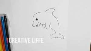 Mewarnai gambar ikan lumba lumba dolphin. Cara Menggambar Dan Mewarnai Lumba Lumba How To Drawing Dolphin Youtube