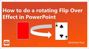 How To Do A Rotating Flip Over Effect In Powerpoint Youtube Powerpoint Tips Powerpoint Instructional Resources