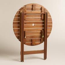Round Natural Wood Mika Folding Dining Table V3 Mesa E Cadeiras De Madeira Moveis De Madeira Rustica