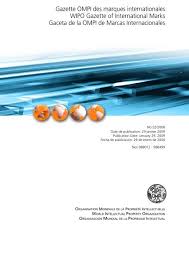 Gazette Ompi Des Marques Internationales Wipo Gazette Of