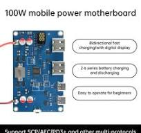 100W PD QC Bidirectional Fast Charging Module Mobile Power Bank Motherboard  MPPT | eBay
