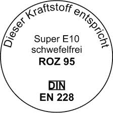 I danmark har vi cirka 155 stationer som alla erbjuder bensin 95 oktan samt diesel. E10 Kraftstoff Wikiwand