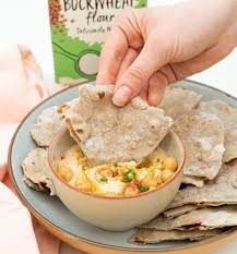 In a custard cup combine garlic powder, salt, chili powder, and, if desired, cayenne pepper. Buckwheat Pita Bread Amisa