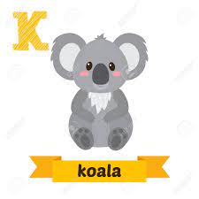 Coala Letra K Lindo Alfabeto De Los Ninos De Los Animales En El Vector Los Animales Divertidos Dibujos Animados Ilustracion Vectorial Ilustraciones Vectoriales Clip Art Vectorizado Libre De Derechos Image 59953771
