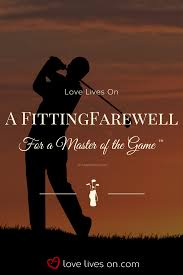 Funeral Service Ideas Golf Theme In 2021 Funeral Services Funeral Poems Funeral