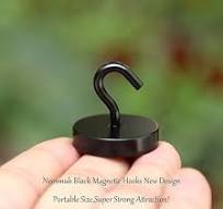 Amazon.com: Neosmuk Black Magnetic Hooks Heavy Duty,100lb ...