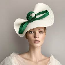 Cream and Green Bow Kentucky Derby Fascinator, Royal Ascot Hat, Ivory and  Green Derby Hat, Green Races Fascinator Hat, Luncheon Hat, Bow