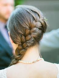 It is not right that girls with short hair cannot adopt a braided crown. 15 Braided Wedding Hairstyles For Long Hair