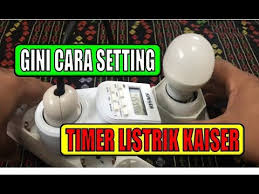 Timer digital kaiser ini digunakan untuk mematikan / menghidupkan arus listrik secara otomatis dengan waktu yang telah ditentukan, anda dapat mensetting. Cara Setting Timer Listrik Digital Kaiser Youtube