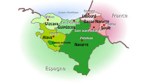 Le pays basque (en basque: Carte Des 7 Provinces Basques Herriaren Lagunak Pays Basque Basque Espagnol