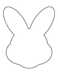 Free printable easter bunny face pattern. Pin On Tole Painting
