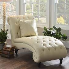 Bring Elegance And Charm To Your Living Room Seating With The Cream Leather Chaise Lounge From Kirkland S You Ll Love How Th Furniture Chaise Lounger Chaise
