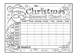 Download And Print This Special Christmas Reward Chart