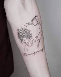 25 Self Love Tattoos With Deep Meanings To Remind You To Love Yourself As You Are In 2020 Tattoos Fine Line Tattoos Line Tattoos