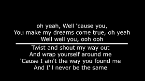 Of thoughts and dreams that scatter. You Make My Dreams Come True Lyrics Youtube
