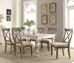 Aberdeen 7 Piece Dining Set By Riverside Furniture Rectangle Dining Table White Dining Table Dining Table Chairs