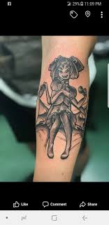 Bite The Bullet Tattoo Junction City Ks Ms Muffet Junction City Ks Bite The Bullet By Cody Wolfe Tattoos