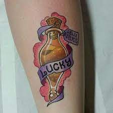 Upgrade professional scar tattoo concealer hiding spots makeup cover cream set birthmarks cover cream waterproof concealer set for cover tattoo scar birthmarks. 145 Most Magical Harry Potter Tattoos You Ll Want To See Harry Potter Tattoos Harry Potter Tattoo Liquid Luck Harry Potter