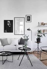 If you're looking for monochrome living room decorating ideas, take a look at this modern black and white coffee table featuring black candleholders. 5 Awesome Modern Interior Design Ideas Monochrome Living Room Living Room Scandinavian Scandinavian Design Living Room