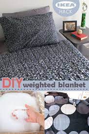 Ikea Hack Diy Weighted Blanket Chica And Jo Weighted Blanket Diy Weighted Blanket Duvet Cover Diy