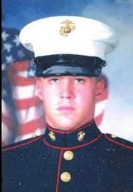 Proud dad at marine corps graduation