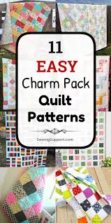 Free Quilt Patterns Using Charm Packs 5 Inch Squares Eleven Easy Charm Pack Quilt Patterns Pr Charm Pack Quilt Patterns Charm Pack Quilt Charm Square Quilt